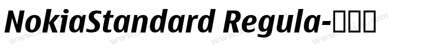 NokiaStandard Regula字体转换 NokiaStandard Regula字体转换